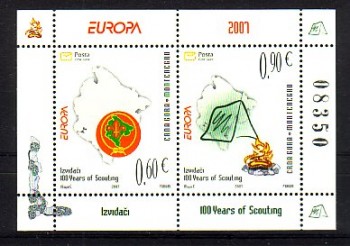 (intern:2853) Montenegro Michelnummer Block 6 postfrisch