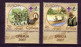 (intern:2869) Serbien Michelnummer 194 - 195 A postfrisch