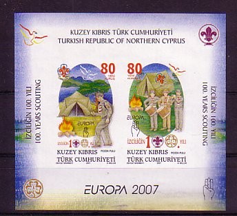 (intern:2876) tuerk.Zypern Michelnummer Block 26 postfrisch