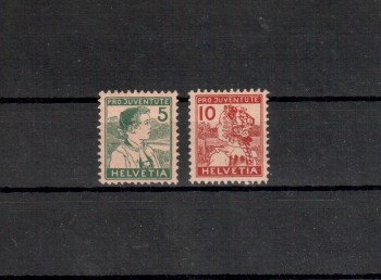 Schweiz Michelnummer 128 - 129 postfrisch