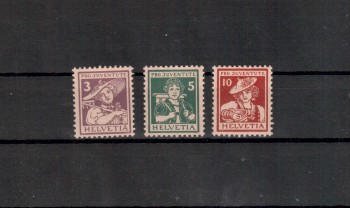 Schweiz Michelnummer 130 - 132 postfrisch