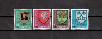 Schweiz Michelnummer 1142 - 1145 postfrisch
