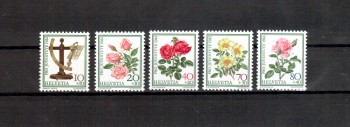 Schweiz Michelnummer 1236 - 1240 postfrisch Schweiz Michelnummer 1236 - 1240 postfrisch