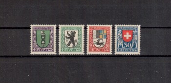 Schweiz Michelnummer 214 - 217 postfrisch
