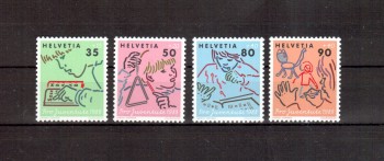 Schweiz Michelnummer 1381 - 1384 postfrisch Schweiz Michelnummer 1381 - 1384 postfrisch