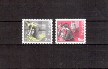 Schweiz Michelnummer 1402 - 1403 postfrisch