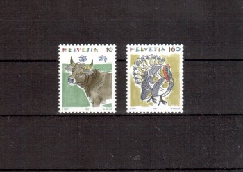 Schweiz Michelnummer 1461 - 1462 postfrisch