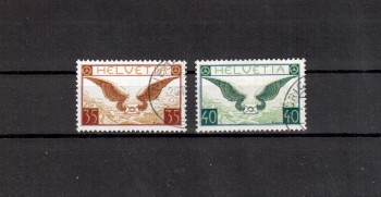 Schweiz Michelnummer 233 - 234 gestempelt