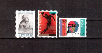 Schweiz Michelnummer 1493 - 1495 postfrisch