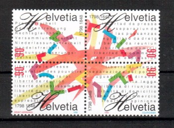 Schweiz Michelnummer 1633 - 1636 postfrisch