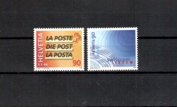 Schweiz Michelnummer 1637 - 1638 postfrisch
