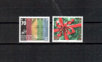 Schweiz Michelnummer 1670 - 1671 postfrisch