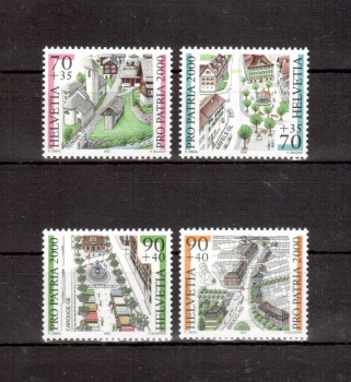 Schweiz Michelnummer 1716 - 1719 postfrisch Schweiz Michelnummer 1716 - 1719 postfrisch