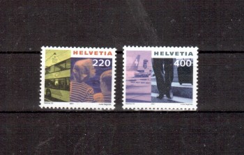 Schweiz Michelnummer 1751 - 1752 postfrisch Schweiz Michelnummer 1751 - 1752 postfrisch
