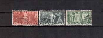 Schweiz Michelnummer 328 - 330 gestempelt