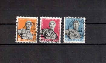 Schweiz Michelnummer 428 - 430 gestempelt