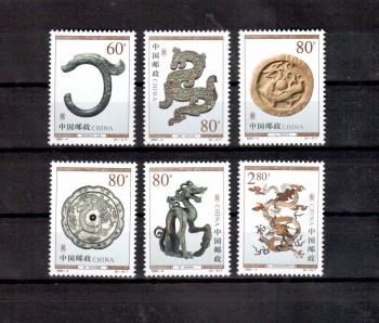 China Volksrepublik Michelnummer 3125 - 3130 postfrisch
