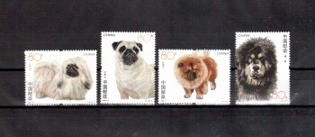 China Volksrepublik Michelnummer 3734 - 3737 postfrisch