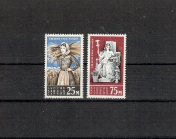Zypern Michelnummer 218 -219 postfrisch