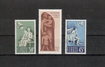 Zypern Michelnummer 250 - 252 postfrisch