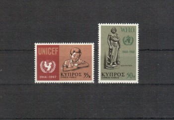 Zypern Michelnummer 310 - 311 postfrisch Zypern Michelnummer 310 - 311 postfrisch