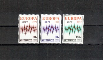 Zypern Michelnummer 374 - 376 postfrisch