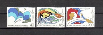 Zypern Michelnummer 522 - 524 postfrisch