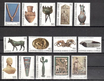 Zypern Michelnummer 525 - 538 postfrisch