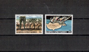 Zypern Michelnummer 617 - 618 postfrisch Zypern Michelnummer 617 - 618 postfrisch