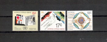 Zypern Michelnummer 745 - 747 postfrisch