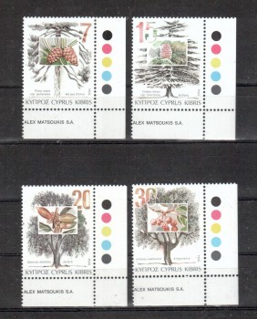 Zypern Michelnummer 827 - 830 postfrisch