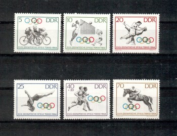 DDR Michelnummer 1033 - 1038 postfrisch