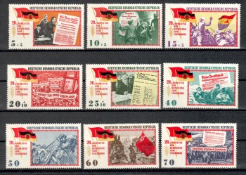 DDR Michelnummer 1102 - 1110 postfrisch