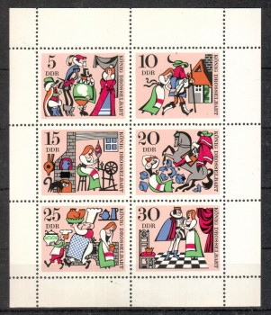 DDR Michelnummer 1323 - 1328 Kleinbogen postfrisch
