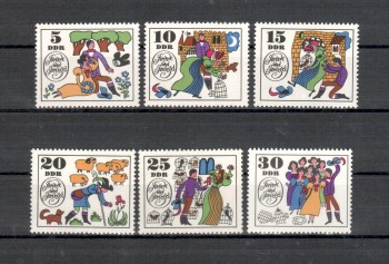 DDR Michelnummer 1450 - 1455 postfrisch