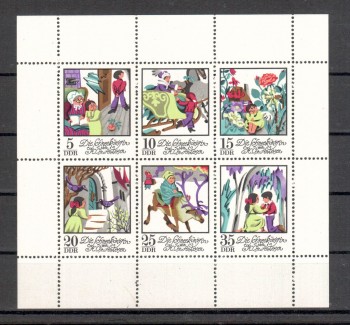 DDR Michelnummer 1801 - 1806 Kleinbogen postfrisch