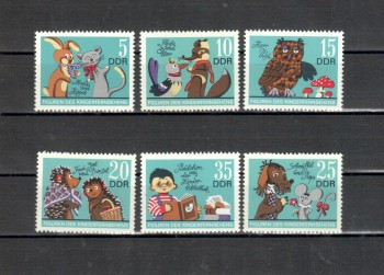 DDR Michelnummer 1807 - 1812 postfrisch