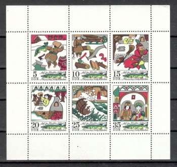 DDR Michelnummer 1901 - 1906 Kleinbogen postfrisch DDR Michelnummer 1901 - 1906 Kleinbogen postfrisch