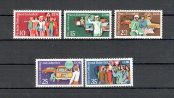 DDR Michelnummer 2078 - 2082 postfrisch DDR Michelnummer 2078 - 2082 postfrisch