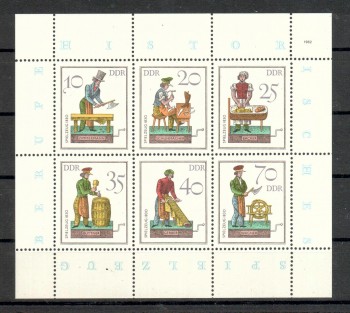 DDR Michelnummer 2758 - 2763 postfrisch