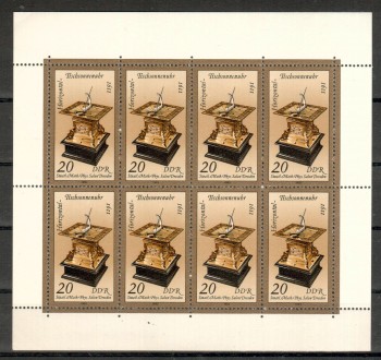 DDR Michelnummer 2798 Kleinbogen postfrisch