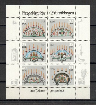 DDR Michelnummer 3057 - 3062 postfrisch
