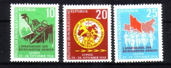 DDR Michelnummer 657 - 659 postfrisch