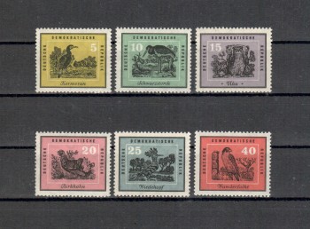 DDR Michelnummer 698 - 703 postfrisch