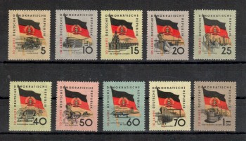 DDR Michelnummer 722 - 731 postfrisch