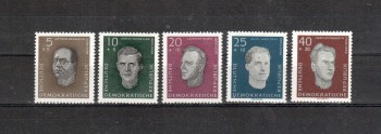 DDR Michelnummer 752 - 756 postfrisch