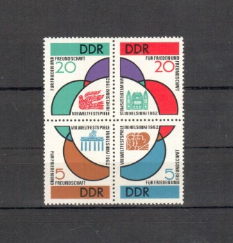 DDR Michelnummer 901 - 904 Viererblock postfrisch