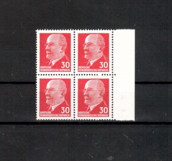 DDR Michelnummer 935 y Viererblock  postfrisch