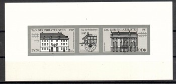 DDR Michelnummer 3118 - 3119 amtlicher Schwarzdruck postfrisch