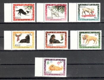 Hunde 022 Antigua Michelnummer 2852 - 2858 postfrisch